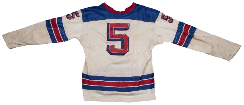 1964 Bill Christian Game Used USA Olympic Hockey Team Jersey From Innsbruck Games (Christian LOA)